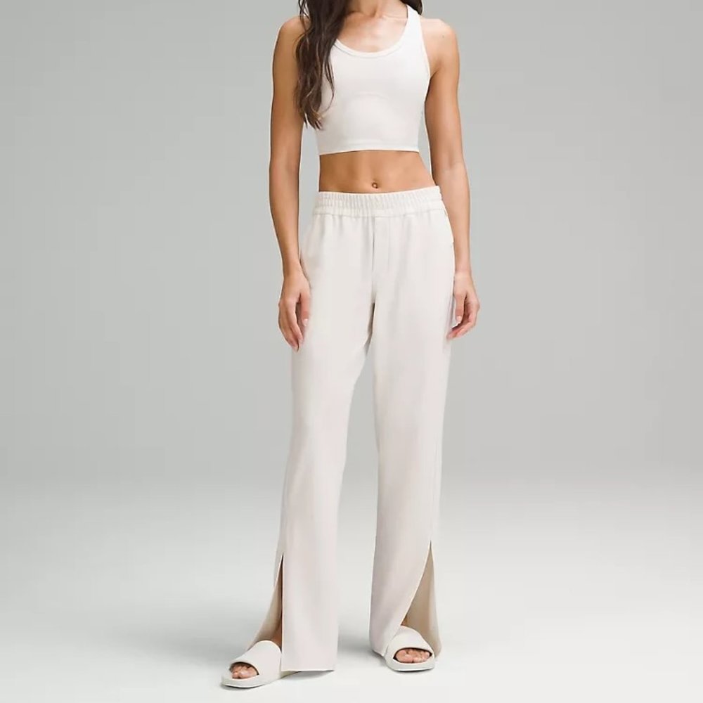 Lululemon LAB Stretch Cupro Pants in White Opal Size 6